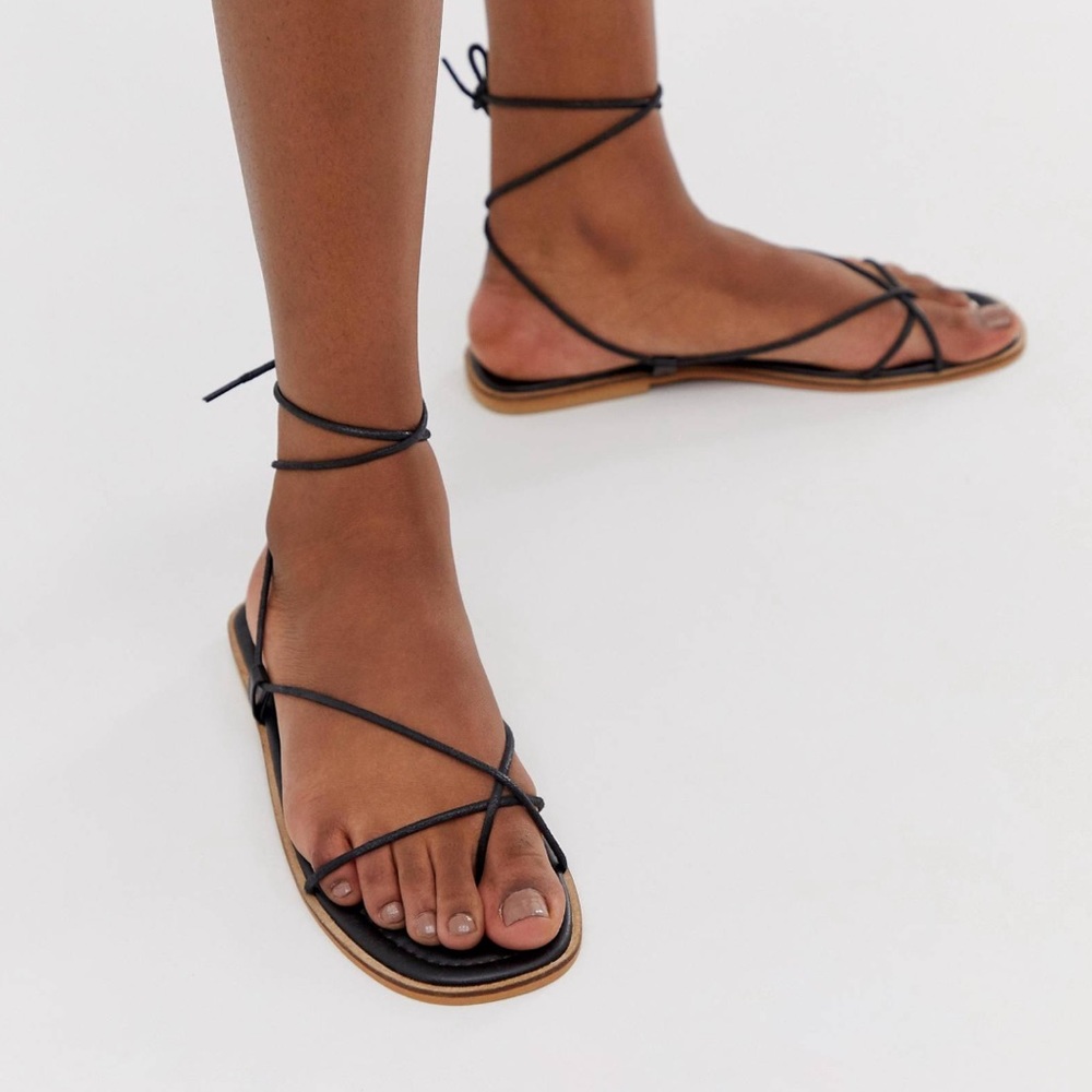 Missguided Strappy Ankle Sandals